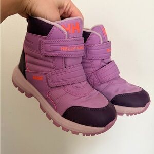 🦄💜Helly Hansen purple Girls Winter Boots size 1